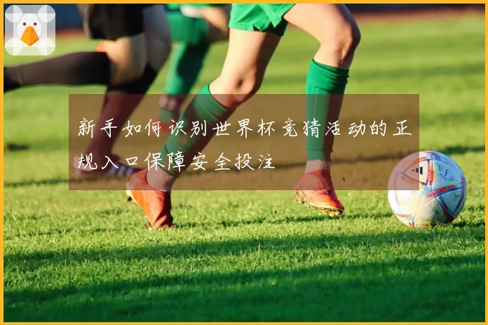 新手如何识别世界杯竞猜活动的正规入口保障安全投注